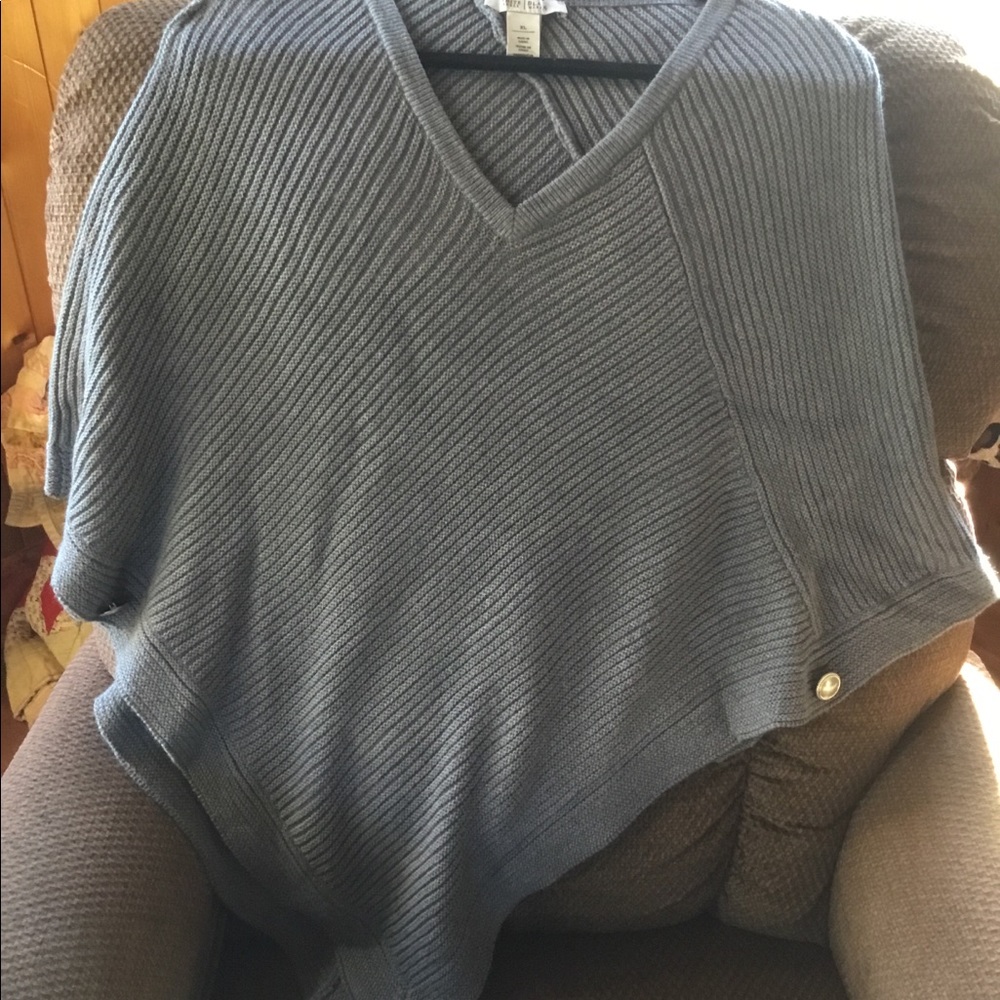 Grey V Neck Sweater